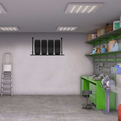 Porta neumáticos para montaje en pared
