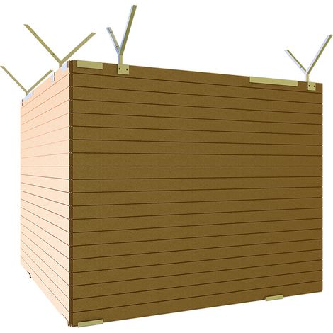 Schake Holz-Mobilzaun aus Massivholz 2,5x2,0m