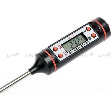 Thermomètre Digital pour Cuisine Cuisson des Viandes Barbecue Aliments 124 (1/2)