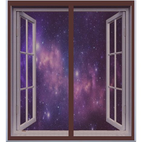 Moustiquaire De Porte - 60 x 70 cm - Magnétique Sans Perçage - Pour Porte Ou Fenêtre - 1 Pièce (1/5)