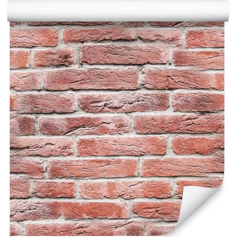 Papier peint brique rouge ancienne pour salon et chambre 50x1000 cm (1/5)