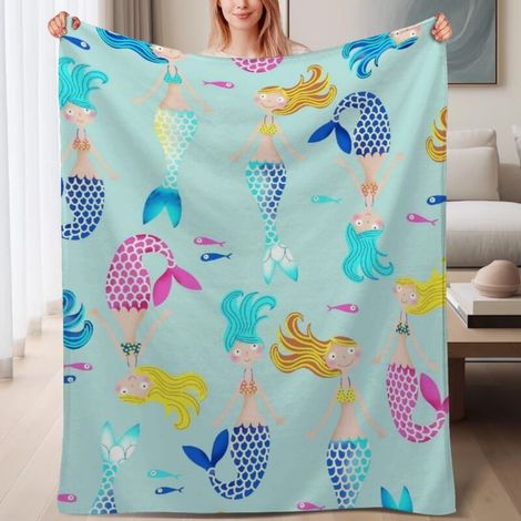 Couverture de lit en polaire, jeté doux et chaud de printemps, légère et luxueuse en microfibre de polyester, décoration intérieure cosy, ajout parfait à la décoration intérieure, excellent cadeau pou (1/4)