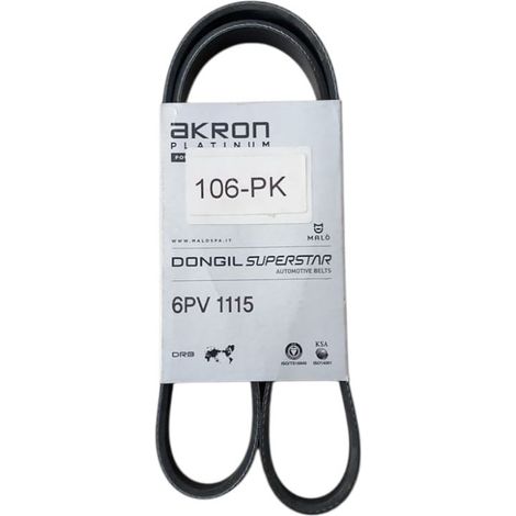 6pk1115 cinghia poly-v alternatore servizi marca akron (1/4)