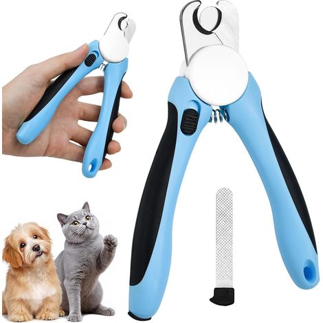 Cortaúñas para gatos, tijeras para uñas de perros pequeños y gatos, cortaúñas para perros, cuidado de uñas con lima, cortaúñas para gatos, perros, conejos, pájaros y animales pequeños. (1/5)