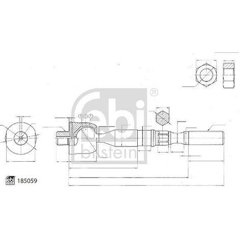 FEBI BILSTEIN FE185059 Spurstange