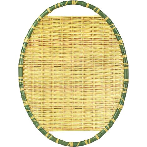 Signes Grimalt Bandeja Cocina Bandeja Bambú Melamina Cajas Y Bandejas Amarillo 19x25x4cm 19595