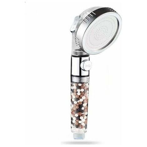 High Pressure Shower Head Anti-limescale Filter Shower Head Water-Saving Handheld Shower Universal Massage 3 Modes (1/5)