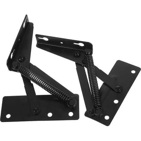 2 charnières pliantes pour meubles, accessoires pour canapé, charnière de levage pour banc, charnière de lit, ressort de canapé, quincaillerie pour canapé-lit, charnière de support de canapé en métal (1/5)