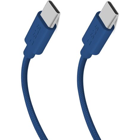 SBS TECABLETISSUETCCB câble USB USB 2.0 1,5 m USB C Bleu (1/5)