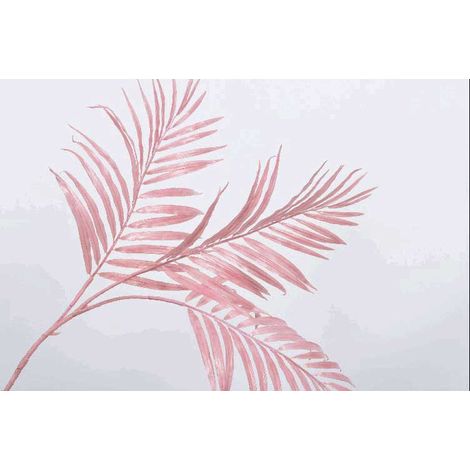 RAMO NATALIZIO CON FOGLIE 114CM ROSA DECORAZIONE ADDOBBI NATALE