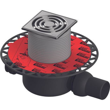 TECEdrainpoint S 122 Set dévacuation, norme, avec bride