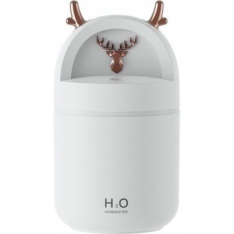 Mini humidificateur faon petit humidificateur silencieux USB domestique (blanc) (1/4)