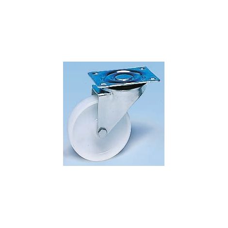 Roulette industrielle Pivotante Guitel Hervieu, Acier galvanisé, Ø 80mm, 90kg ( Prix pour 1 )