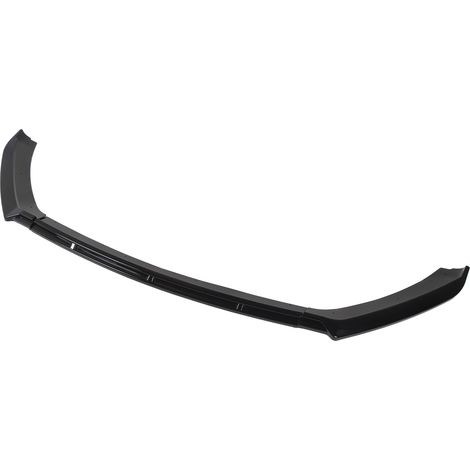 Satz mit 3 glänzend schwarzen Frontstoßstangenspoilern für Seat Leon MK3.5 Standard (2017-2019) (1/5)