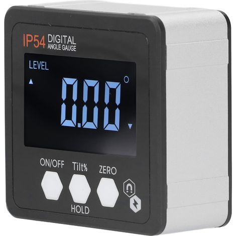 Digitaler Neigungsmesser mit magnetischem, wasserdichtem (IP54) elektronischem Winkelmesser und 4x90°-Winkelmesser (1/5)