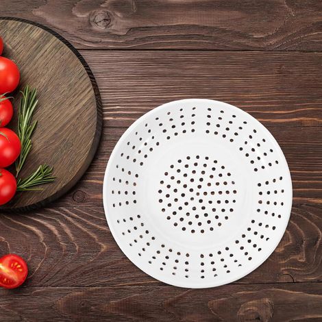 Vassoio per la cottura a vapore in silicone perforato: facile da pulire, riscalda in modo uniforme, adatto per cuocere a vapore panini e pesce, perfetto per le cucine domestiche. (1/5)