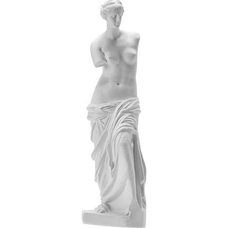 Statue de Vénus de Milo, Statue Aphrodite de la mythologie Grecque Romaine, Grand Art pour la décoration de la Maison ou du Bureau, 28 x 8,9 x 5,5 cm – Blanc (1/5)