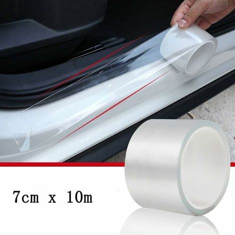 Film for Cars, Motorcycles, Bicycles 7X10 - Transparent, Self-Adhesive, Paint Protection, Door Edge Protection, Edge Protection (1/5)