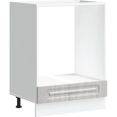 Maison Exclusive - Mueble de horno Kalmar gris sonoma madera reco