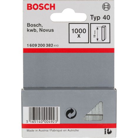 AIGUILLES Bosch TYPE 40 19mm 1000pcs