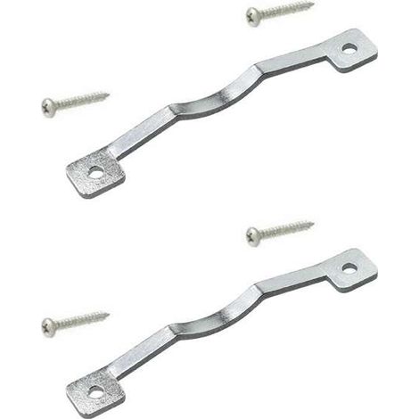 Cyclingcolors – Lot de 2 freins butées d'arrêt pour porte coulissante – Montage rail supérieur ou inférieur – Compatible avec systèmes Micra