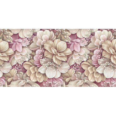 Papier peint panoramique - Fleurs - 130 cm x 65 cm (1/2)