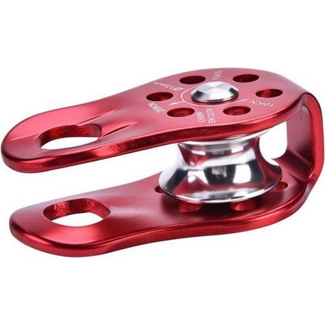 Poulie - Roue Pivotante En Alliage D'aluminium - Pour Corde 8-13 mm - Escalade Et Transport - 1 Pièce (1/5)