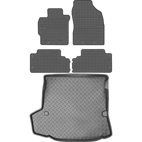 Toyota Corolla X E140 / E150 Kombi (2007–2013) – SET: Gummifußmatten + Kofferraummatte