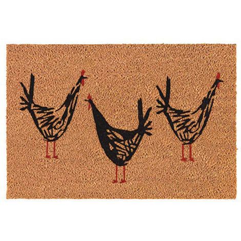 Tapis De Sol - Tapis D'Entrée Antidérapant En Polyester - Pour Porte D'Entrée Extérieure Ou Porche - Motif De Noël - 1 Pièce (1/5)