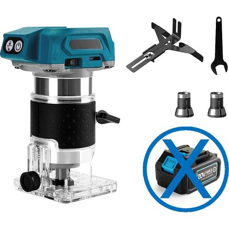 Défonceuse, Moteur Sans Charbon, Contrôle de Vitesse Variable, Pas de batterie (1/2)