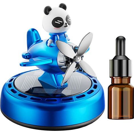 Spray de voiture rechargeable solaire Panda Décoration d'avion Centre de décoration de console de voiture Décoration d'aromathérapie solaire Aino Aino Aino Désodorisant d'air (1/5)