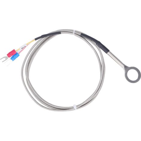 FTVOGUE K Thermocouple de Type K, Dia 14 Sonde de Température en Acier Inoxydable -40 à 1000 ℃, Mesure de 0 à 600 ℃, Facile à Utiliser, Performances Stables, Application Large avec Connecteur. (1/5)