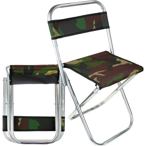 Chaise de pĂŞche pliante TG55995 avec tabouret et dossier (1/5)