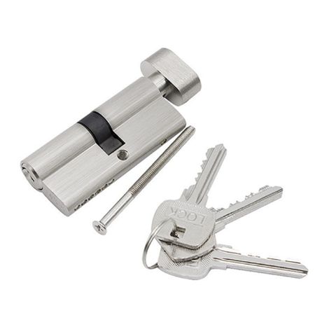 Cylindre de serrure avec 3 clés / serrure de porte haute sécurité (1/5)