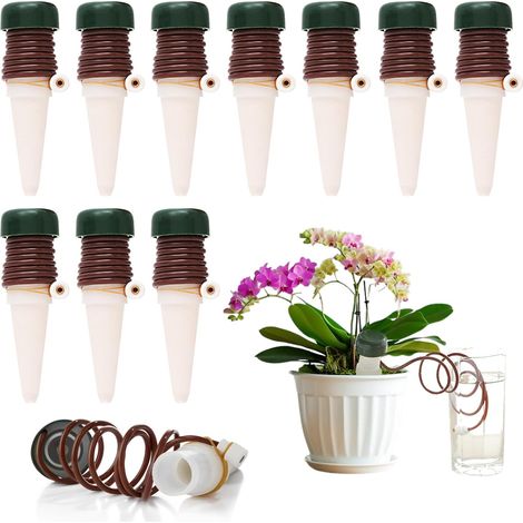 APEX Système d'arrosage automatique pour plantes d'intérieur, composé de 10 pièces, adapté aux plantes en pot et aux plantes de jardin. (1/5)