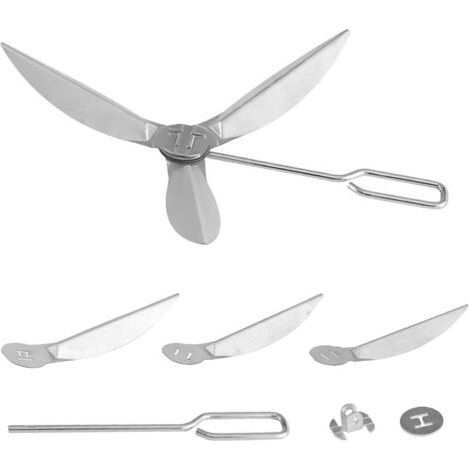 Kit de Système de Nettoyage à Une Touche de 22-1/2 Pouces Pour Pièces de Rechange Pour Gril à Bouilloire Weber de 57 cm Compatible Avec Les Pièces de Rechange Pour Gril à Bouilloire Weber 744 (1/5)