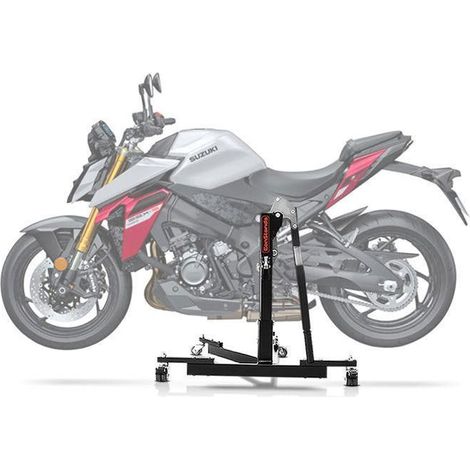 Zentralheber Motorrad - ConStands Power-Evo - Kompatibel mit Suzuki GSX-S 1000 - Tragfähigkeit 300 kg - Schwarz