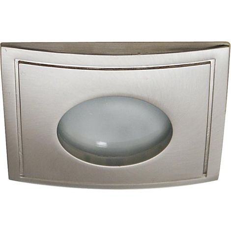 Spot encastré carré satiné IP65 MR16 12V Candellux