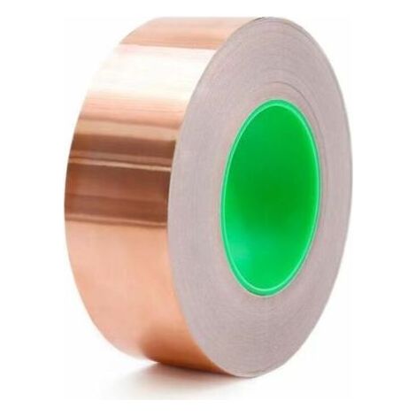 Ruban Cuivre Répulsif Anti Limaces 50 Mm X 20 M, Protection Autocollant Escargot Blindage Emi, Ruban Feuille De Cuivre Contre Les Escargots (1/5)