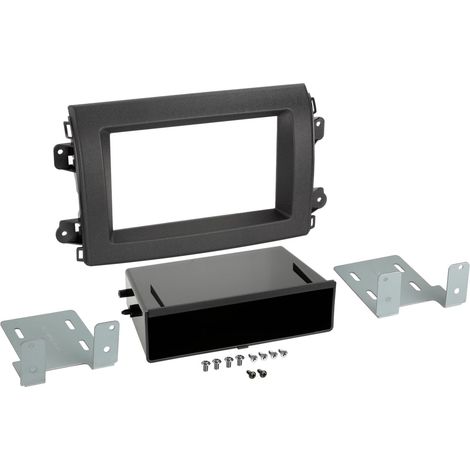Facade autoradio KA986 compatible avec Fiat Ducato ap21 - Noir 2Din
