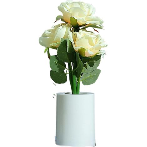 Veilleuses Florales Modernes avec éclairages Doux, Construction ABS, veilleuse de Table de Chevet, atmosphères romantiques, créateurs de Fleurs artificielles (1/5)
