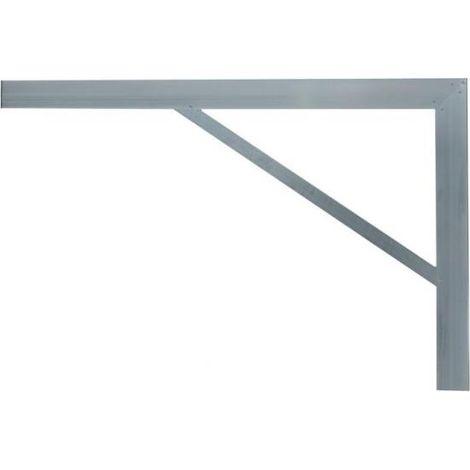Mondelin – Équerre à écharpe aluminium 60x80cm – Tracés d'angle précis – Construction légère et robuste – Pour charpente et menuiserie