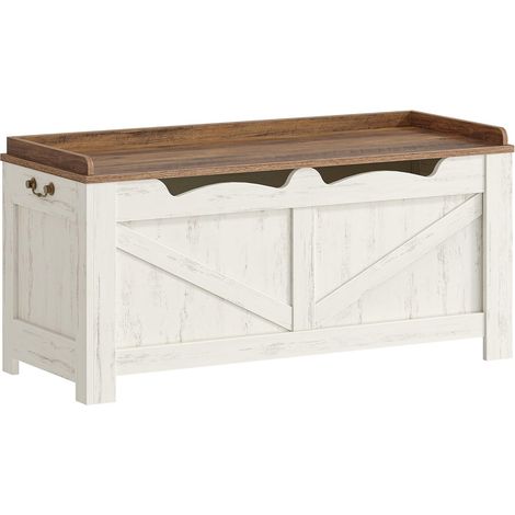 Banc de Rangement,Couvercle Relevable avec 2 Charnières Stables (1/5)