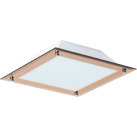 soffitto LED Lars oro rosa vetro metallo B: H 30 centimetri: 30cm (1/3)
