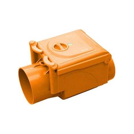 VALVE ANTI-RETOUR EN PVC ORANGE MF Dimensions : Diamètre 160