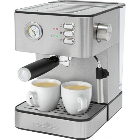 PROFICOOK PC-ES 1209 ESPRESSOMASCHINE 20 BAR MAX. FUNKTION ZUM WÄRMEN VON TASSENTANK WASSERTANK 1,8 L ACI