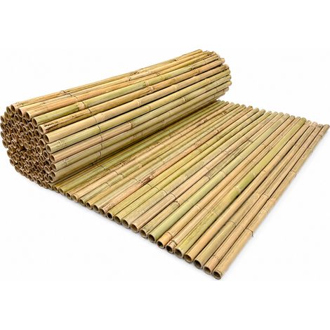 Pannello In Cannette Frangivento Parasole E Copertura Anti Sguardi Pesante Outdoor Prati Veranda Balconi Semplice Da Installare 1.5 x 3 Metri