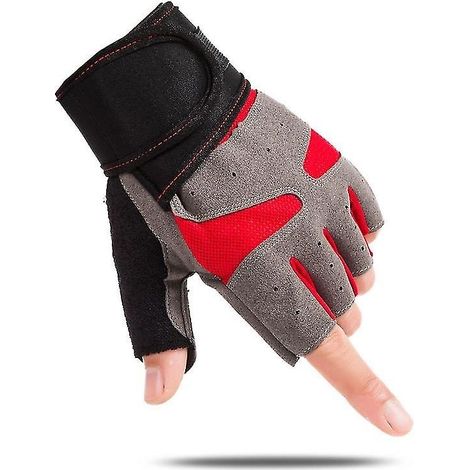 Gants anti-coupures, gants de fitness fins à demi-doigts pour hommes et femmes, résistants à l'usure, antidérapants pour l'entraînement (1/5)