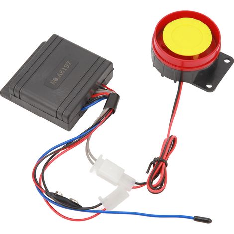 1-Wege-Motorrad-Fernbedienungsalarmanlage 12V Diebstahlschutz Wasserdichtes Alarmsystem für Roller und Motorrad (1/5)