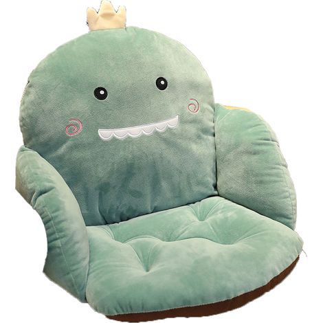 Coussin de chaise en peluche à motif dessin animé, coussin de chaise de bureau, coussin rembourré pour chaise, coussin de table.